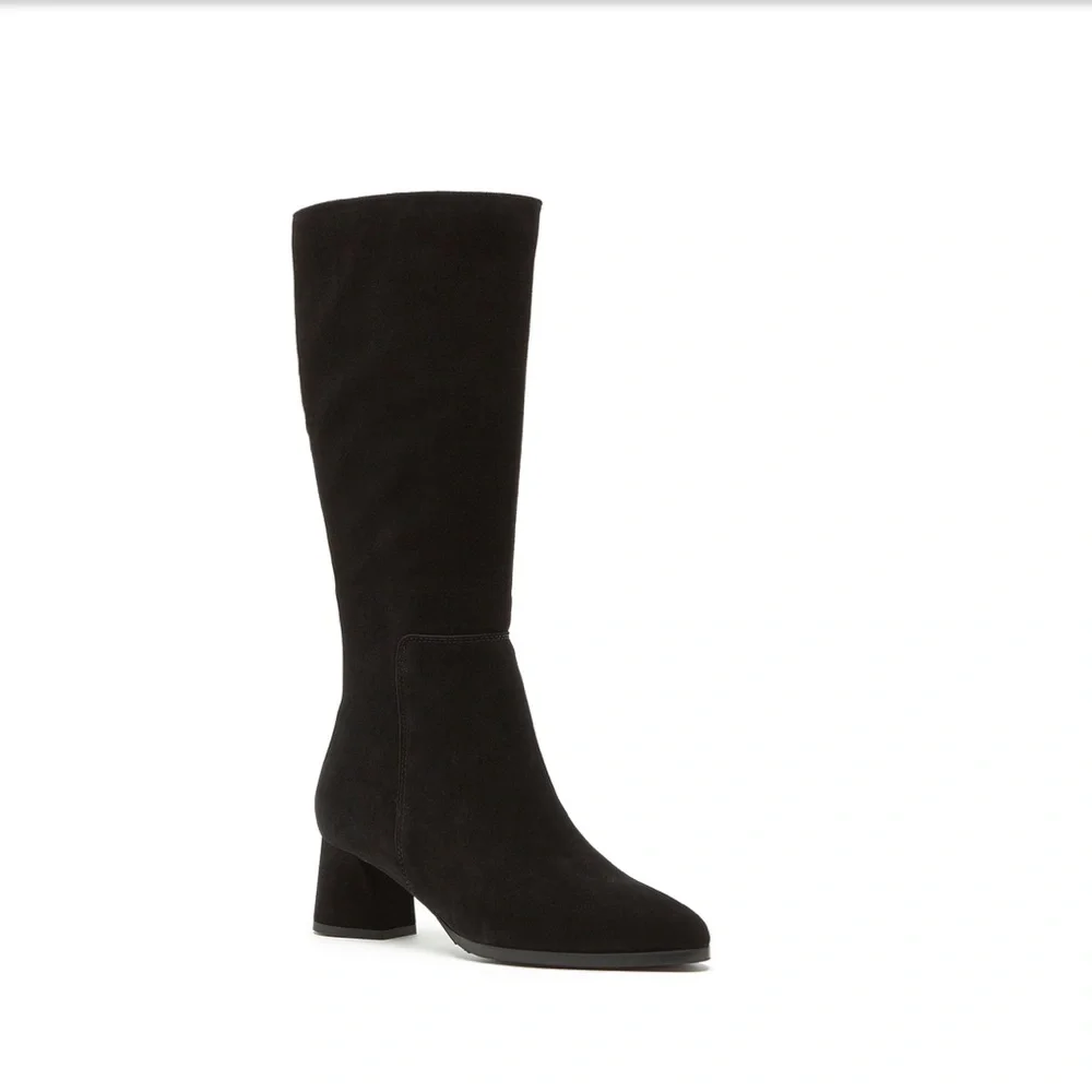 LA CANADIENNE ALEESHA SUEDE BOOT WOMEN SIZE 9.5 USD $625.00